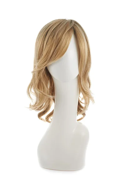 Hair wig on mannequin — Stock Photo, Image