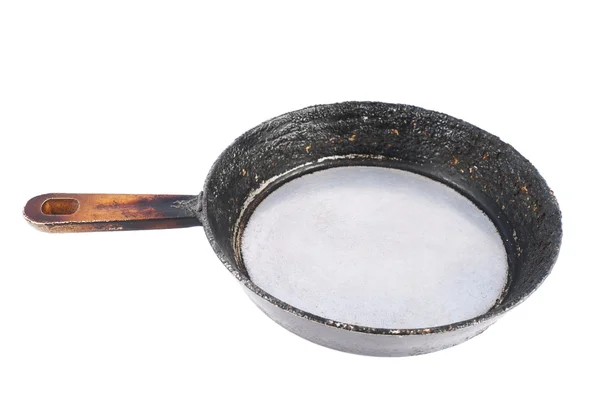 Old burnt pan — Stock Photo, Image