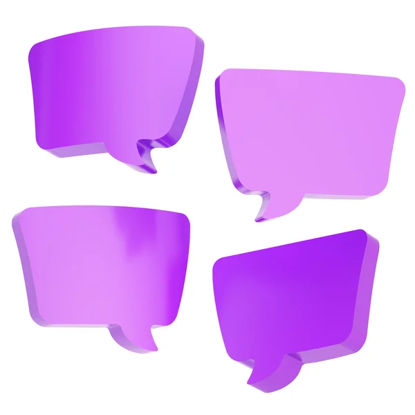 Text bubble shape — Stock Photo, Image