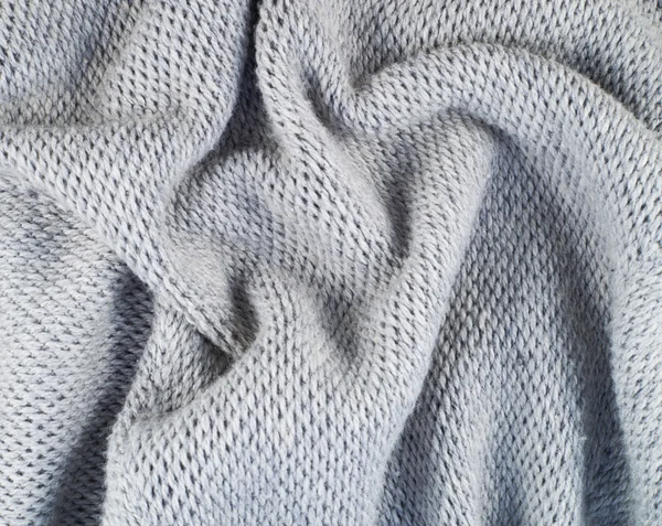 Knitted gray cloth Stock Image