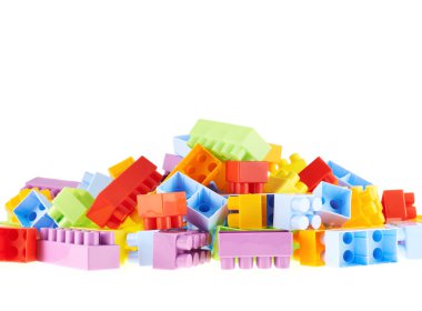Toy construction bricks clipart