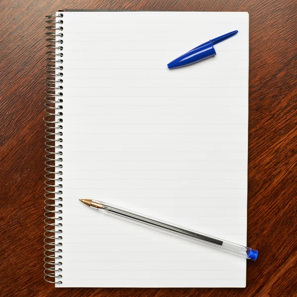 Lined note book — Stock Photo, Image