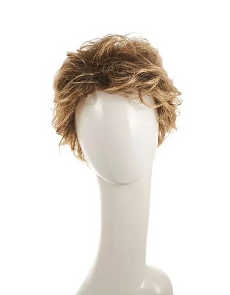 Hair wig on mannequin — Stock Photo, Image