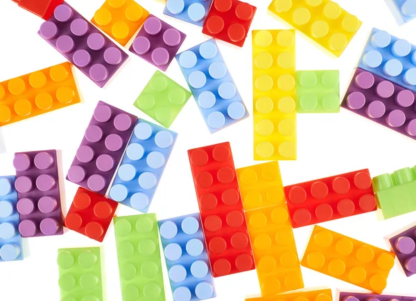 Toy bricks surface — Stock Photo, Image