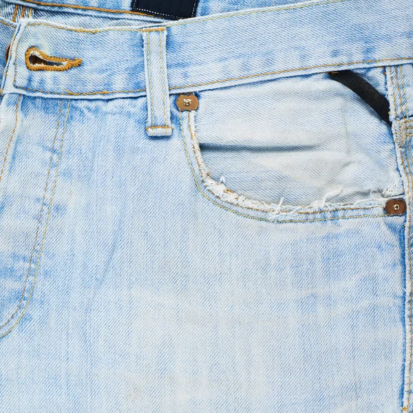 Calça jeans de ganga de bolso — Fotografia de Stock