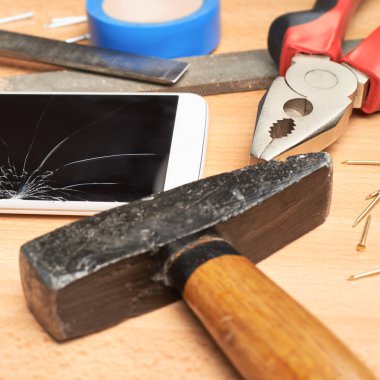 Onarım cep telefonu kompozisyon