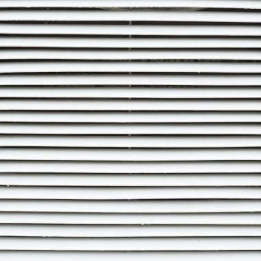 White metal window blinds fragment clipart