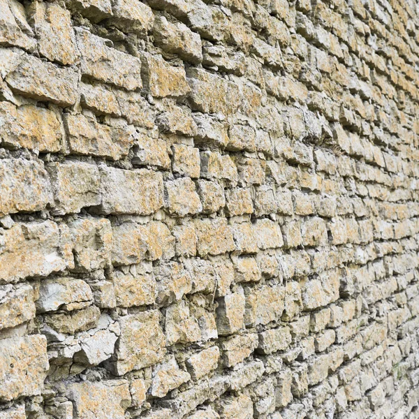 Velho castelo parede de tijolo — Fotografia de Stock