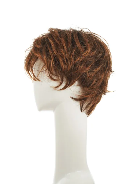 Peruca de cabelo em cabeça de manequim — Fotografia de Stock