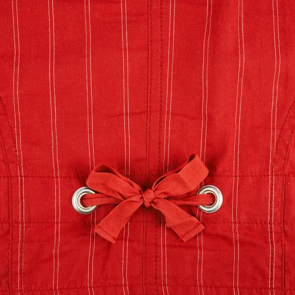 Fragment of striped red cloth — Stock Photo, Image