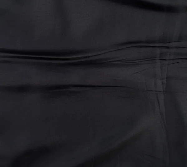 Siyah astar kumaş parçası — Stok fotoğraf