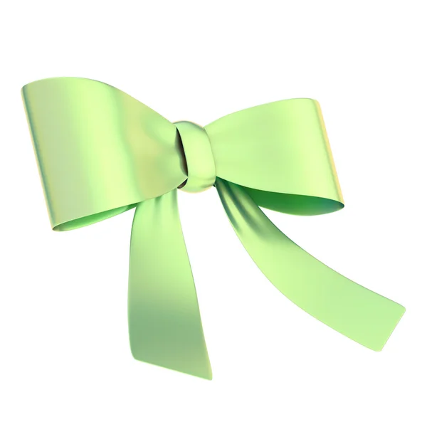 Decorational ribbon bow isolated — Stock Photo, Image