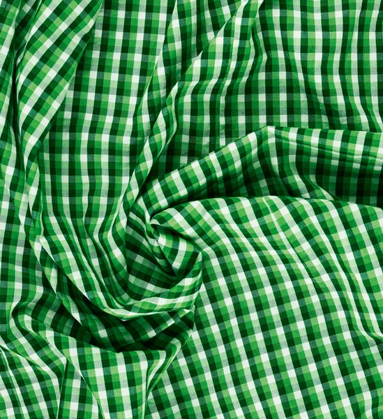 Wrinkled squared cloth fabric — Stock Photo, Image