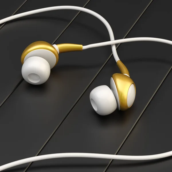 In-ear headphones composition — Stock Photo, Image