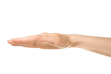Açılan bir palm jesti