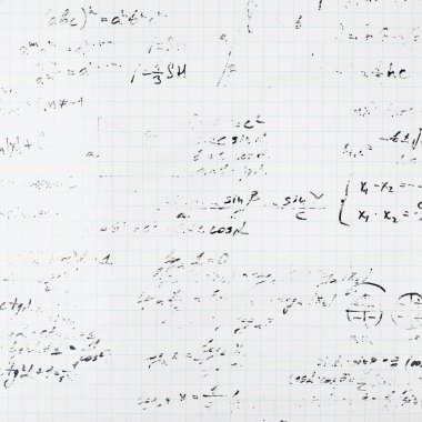 Matematik denklemler ve formüller