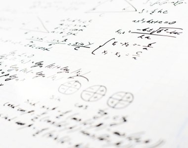 Matematik denklemler ve formüller