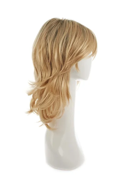 Hair wig on mannequin — Stock Photo, Image