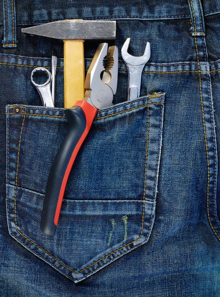 Instruments in back pocket — Stock Photo, Image