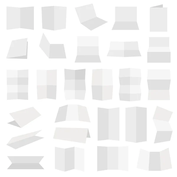 折り畳まれた紙のシート — ストックベクタ