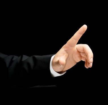 iş kıyafeti beyaz erkek eli