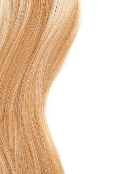Odłamka włosa na białym — Zdjęcie stockowe