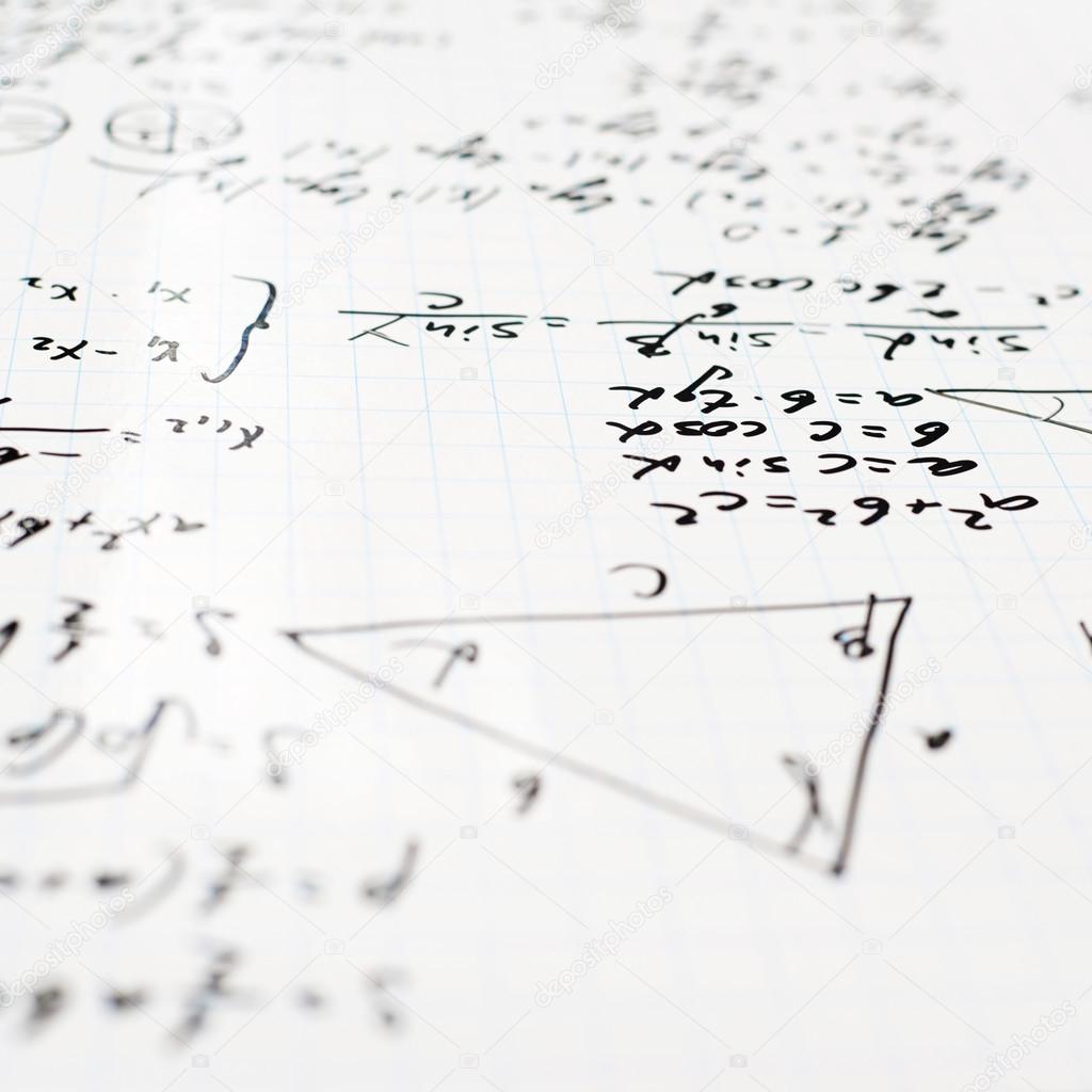 Trigonometry math equations and formulas