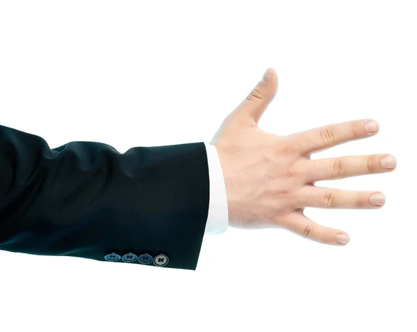 Caucasian male hand composition — Stock Photo, Image