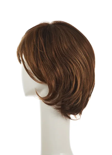 Peluca de pelo sobre la cabeza del maniquí —  Fotos de Stock