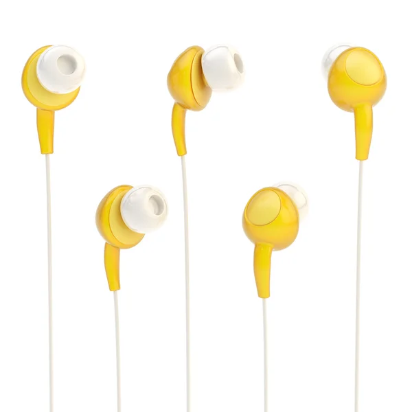 In-ear headphones isolated