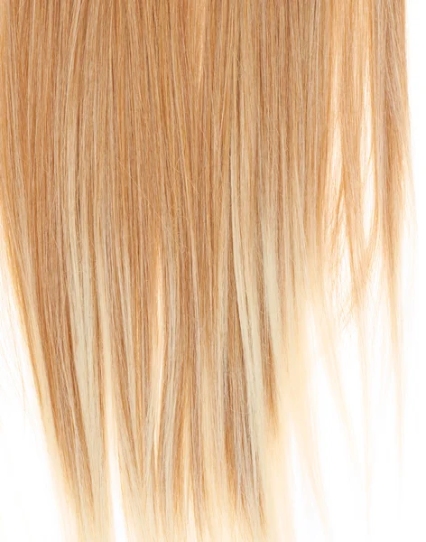 Hair fragment over the white — Stock Photo, Image