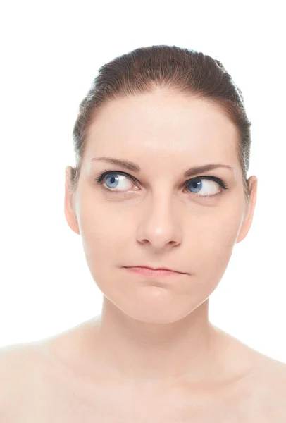 Young caucasian woman portrait — Stock Photo, Image