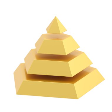 segmentleri piramit içine bölünmüş