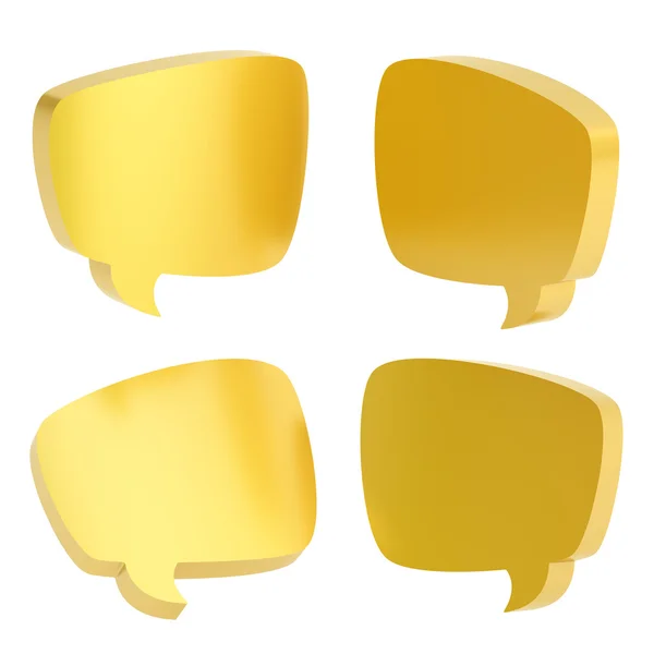 Text bubble shapes — Stock Photo, Image