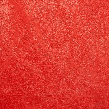 Yapay kırmızı deri malzeme parçası