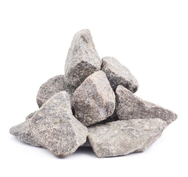 İzole birden çok granit taş yığını