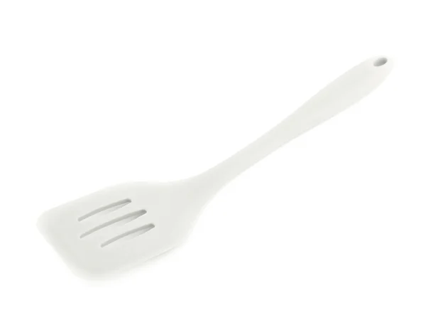 Silikon spatula izole pişirme — Stok fotoğraf