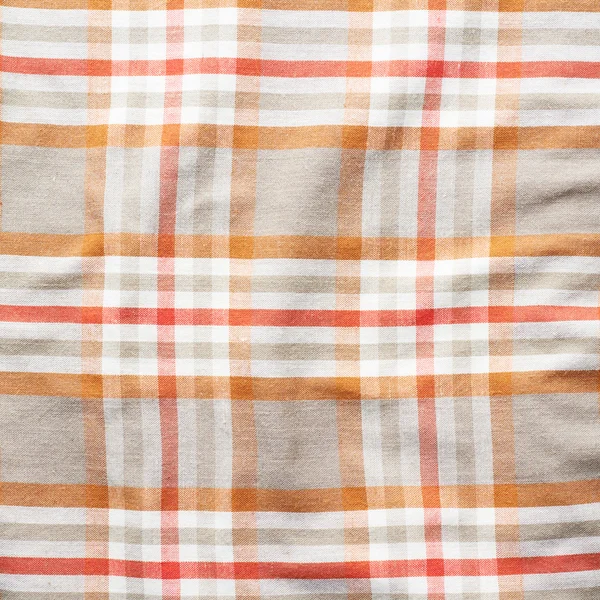 Squared striped shirt material fragment — Stock Photo, Image