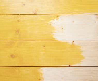 Yarısı boyalı ahşap panoları