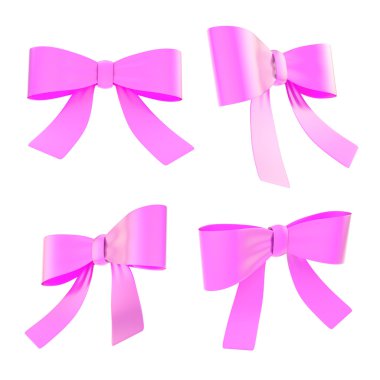 Decorational şerit yay izole ayarla