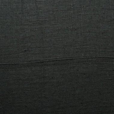 Siyah keten kumaş parçası