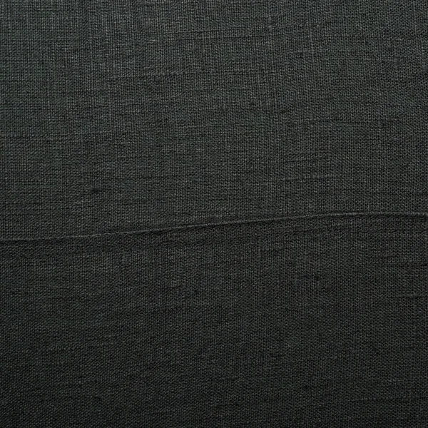 Black linen cloth fragment — Stock Photo, Image