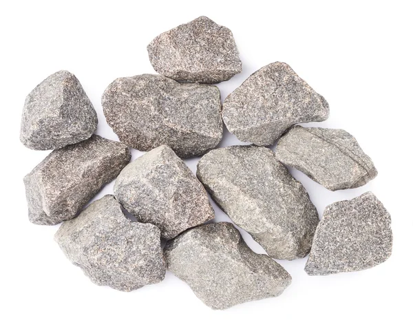 Múltiples piedras de granito composición aislada — Foto de Stock