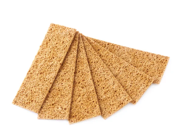 Ekmek kraker aperatifler izole