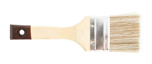 Wide paint brush isolated — Stock Photo, Image