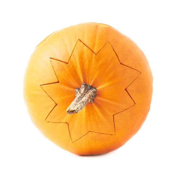 Zucca arancione isolata — Foto Stock