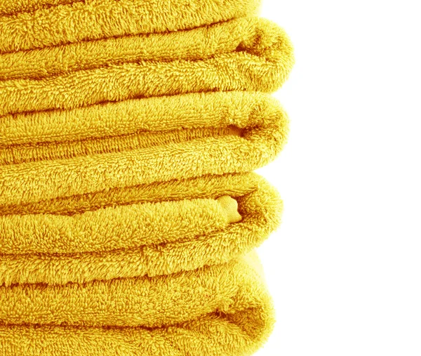 Terry komposisi handuk mandi kain — Stok Foto