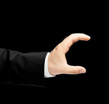 Boyutu iki parmak ile gösterilen