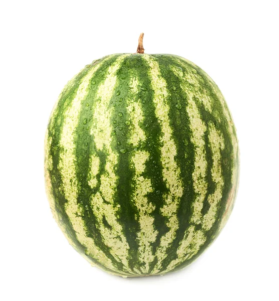 Ripe green watermelon — Stock Photo, Image