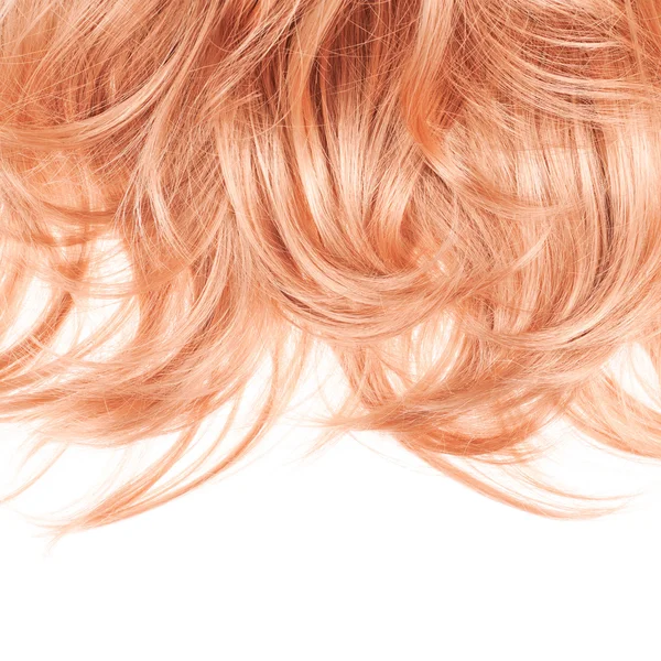 Фрагмент волнистых волос — стоковое фото